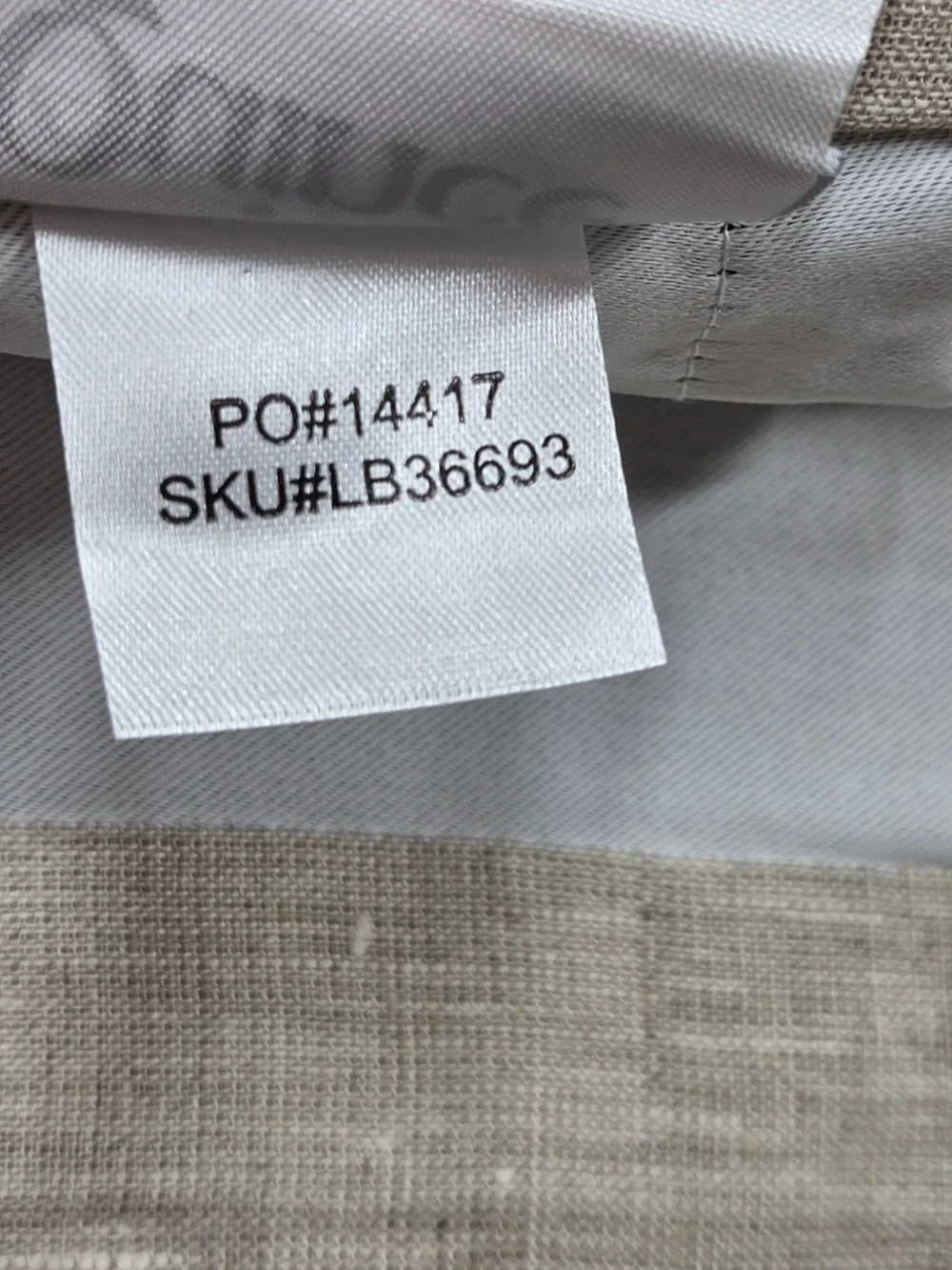 NWT QUINCE Set Of 2 48x84 European Linen True Blackout Curtains Flax 9992